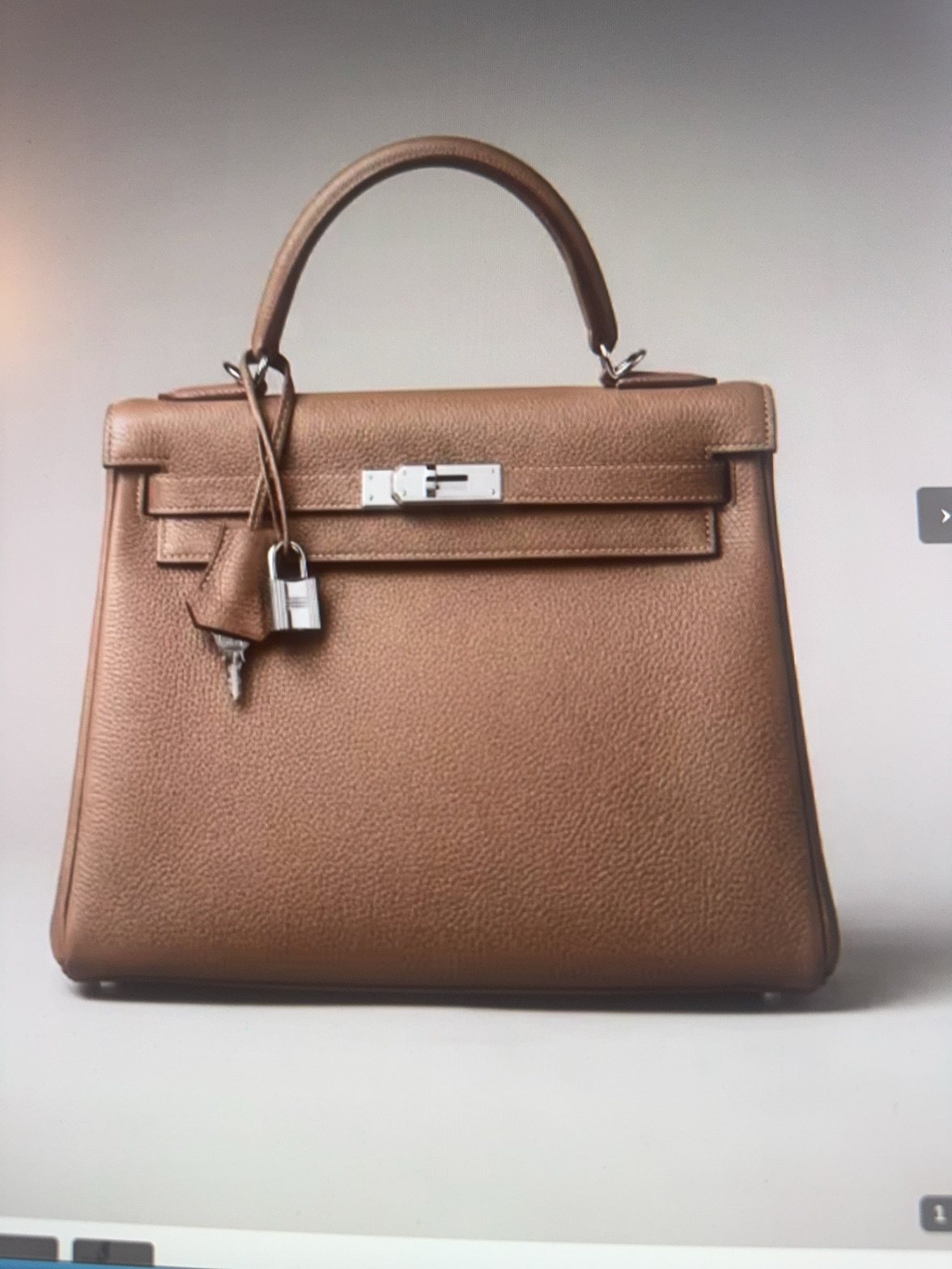 Top-Handle Kelly-Style Bag