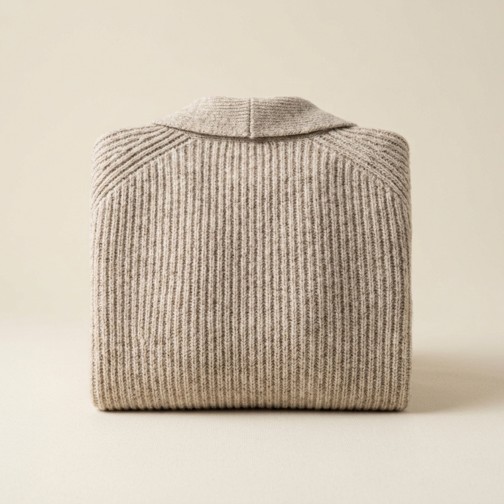 Ribbed Merino Cardigan