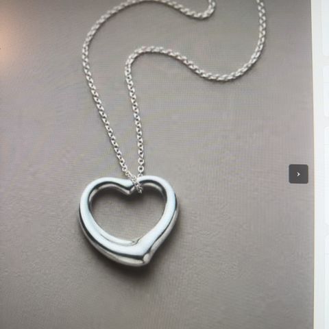 Sterling Silver Open-Heart Pendant