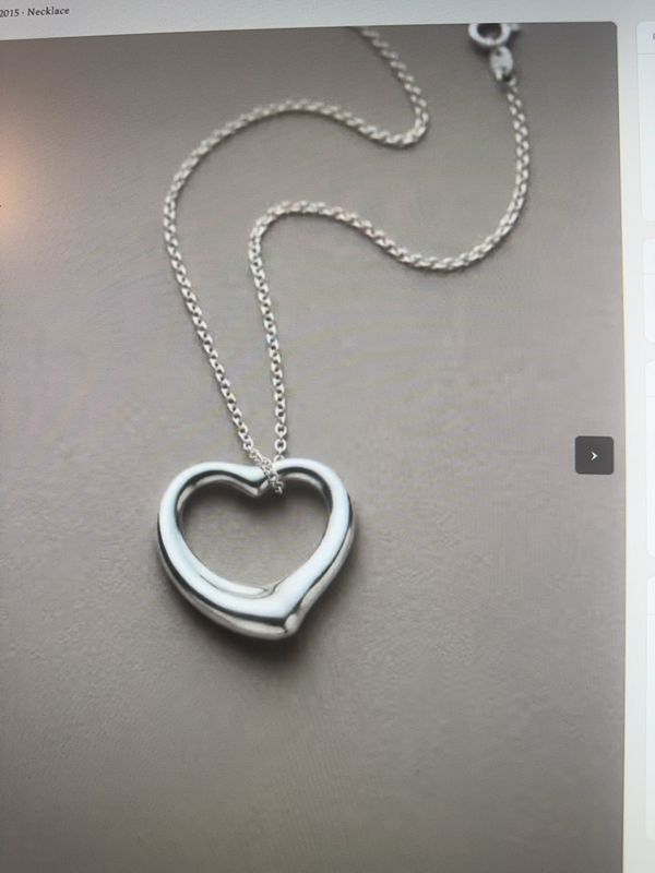 Sterling Silver Open-Heart Pendant