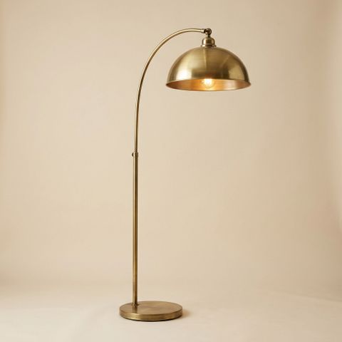 Brass Floor Lamp, 1970s