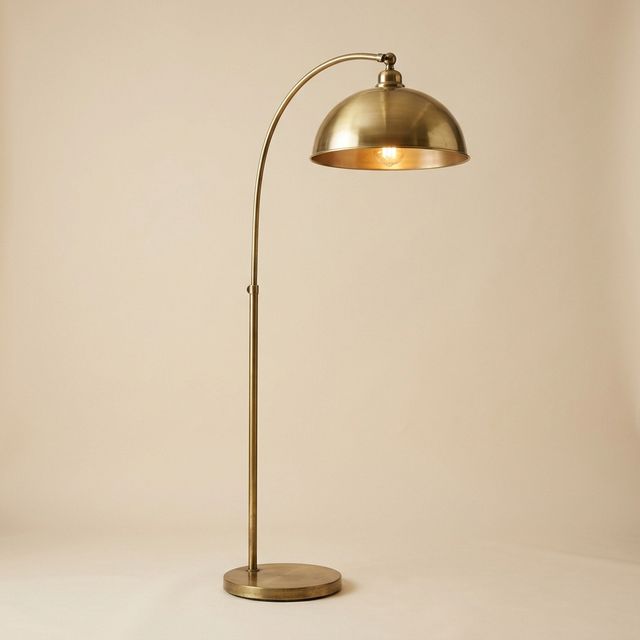 Brass Floor Lamp, 1970s