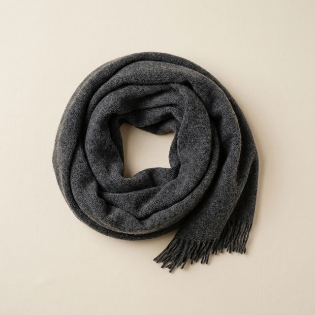 Cashmere Scarf, Charcoal