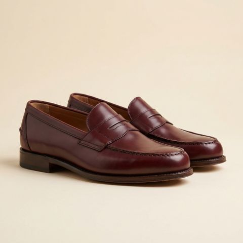 Penny Loafers, Burgundy