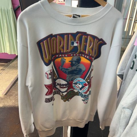 Vintage 1992 MLB World Series Braves vs Blue Jays Tultex Sweatshirt